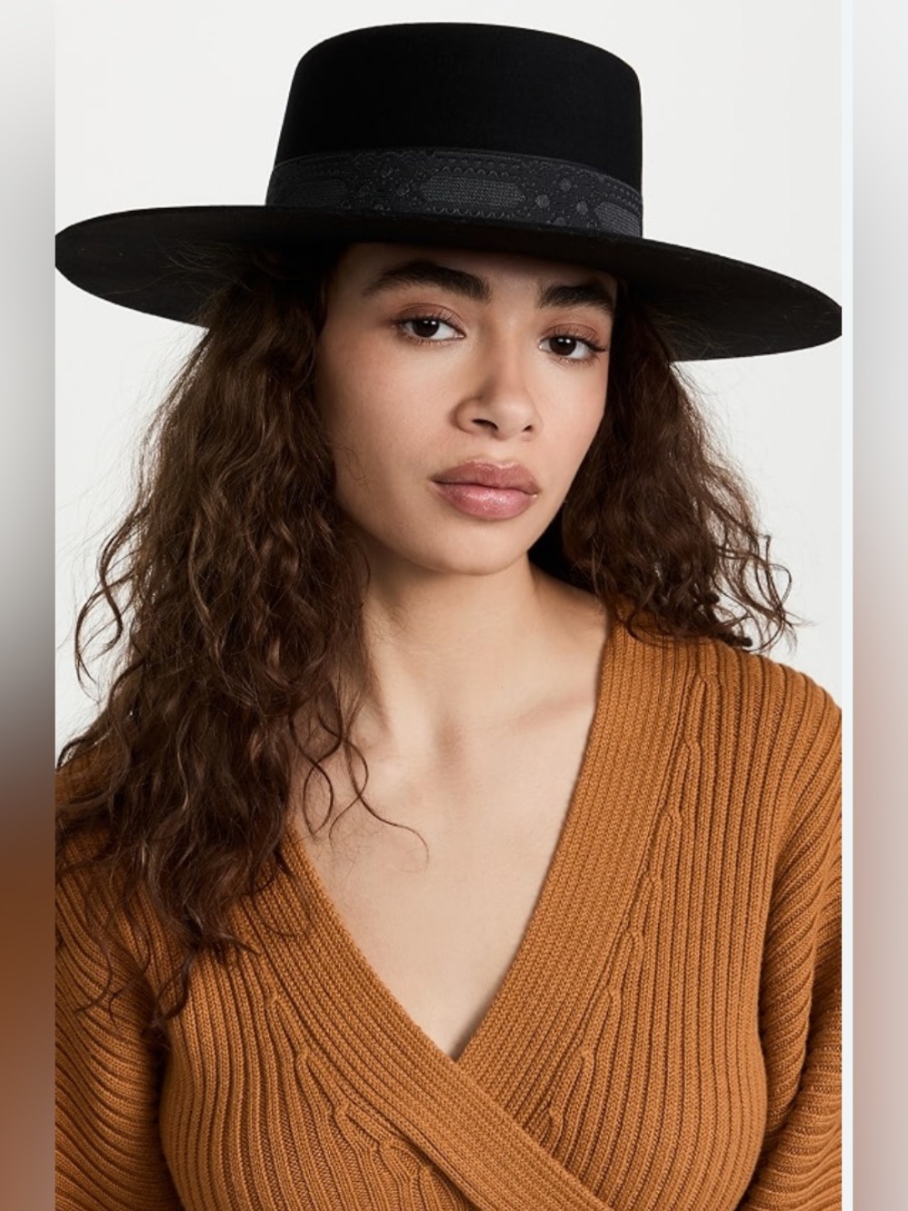 2 Lot/Bundle Lack of Color Hats - The Sierra in Black & Beige, both sz S/55cm - Picture 10 of 13